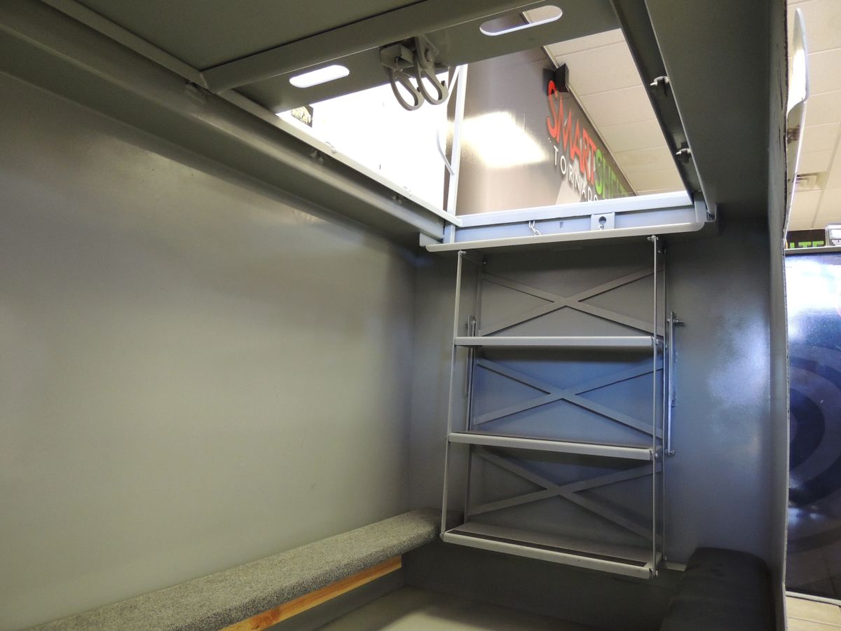 Extra Large Storm Shelter Holds 1012 People Garage Installed